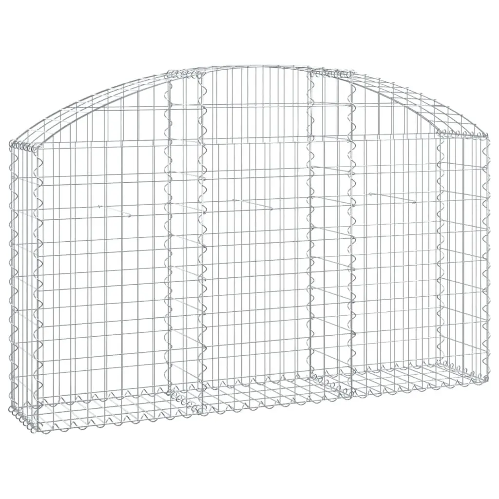 Arched Gabion Basket for Garden Boundaries