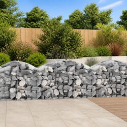 Durable Arched Gabion Basket for Garden Barrier