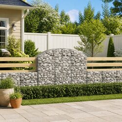 Durable Arched Gabion Basket for Garden Use