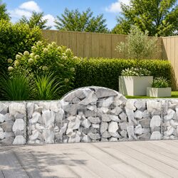 Decorative Arched Gabion Basket for Garden Retaining Wall