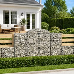 Durable Arched Gabion Basket for Garden Barriers