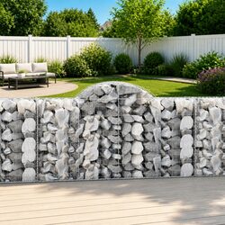 Galvanised Iron Arched Gabion Basket 200x50x100/120 cm