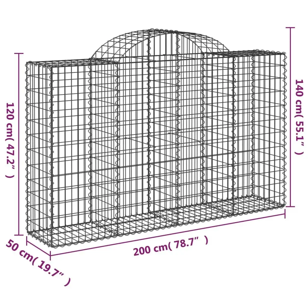 Galvanised Iron Arched Gabion Basket for Durable Barriers