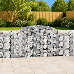 Durable Arched Gabion Basket for Garden Barriers