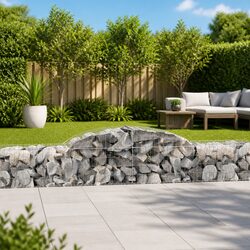 Sturdy Arched Gabion Basket for Garden Retaining Walls