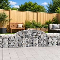 Durable Arched Gabion Basket for Garden Barriers