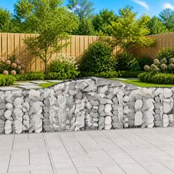 Sturdy Arched Gabion Basket 400x30x100/120 cm