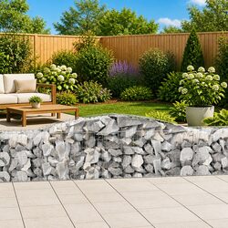 Decorative Arched Gabion Basket for Your Garden