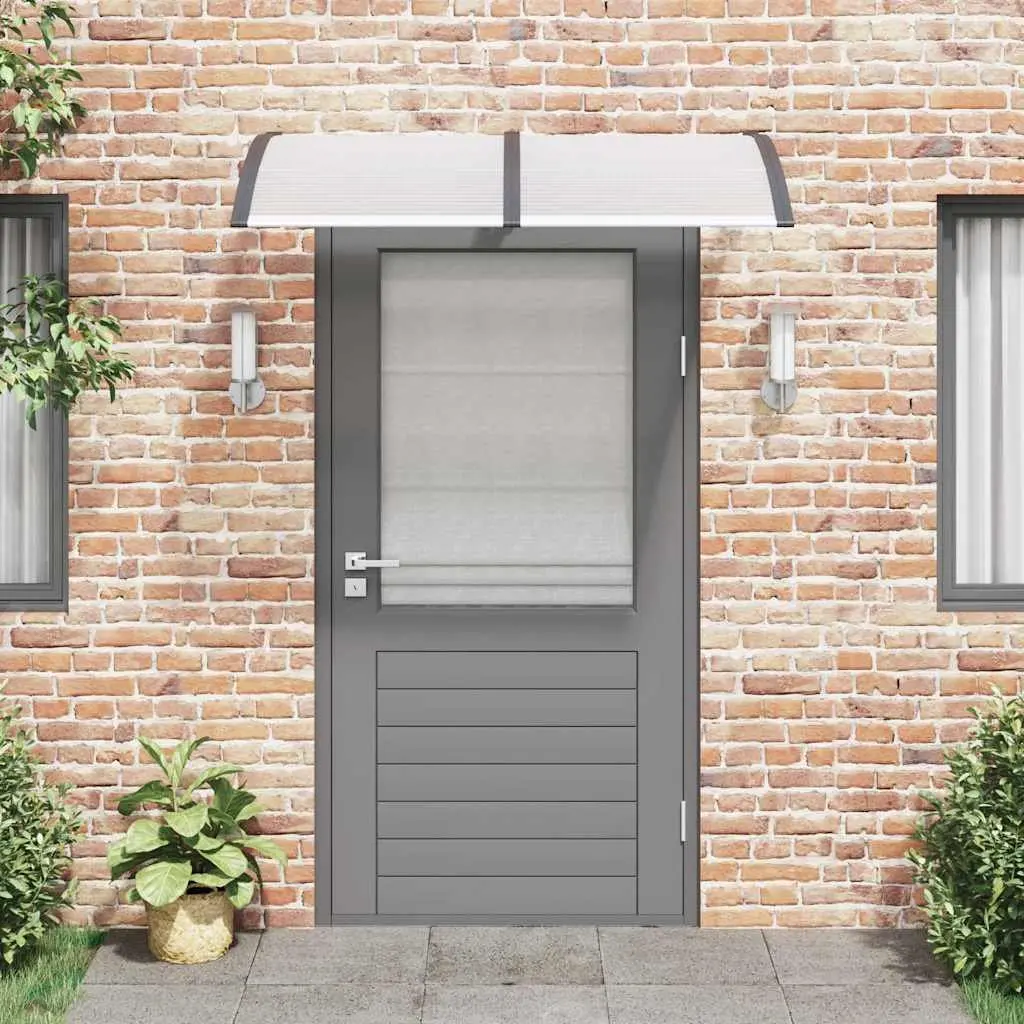 Black Door Canopy 150x100cm Polycarbonate Awning