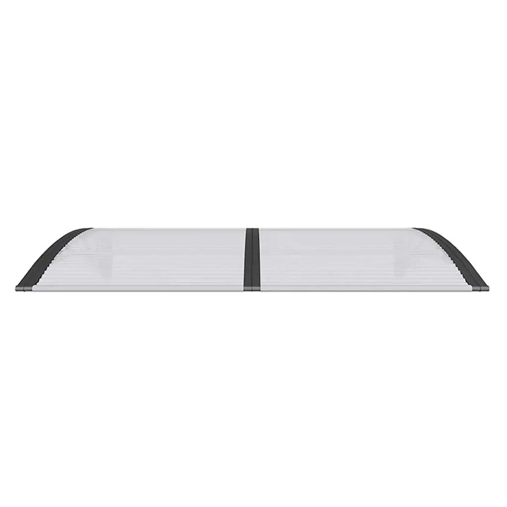 Black Door Canopy 150x100cm Polycarbonate Awning