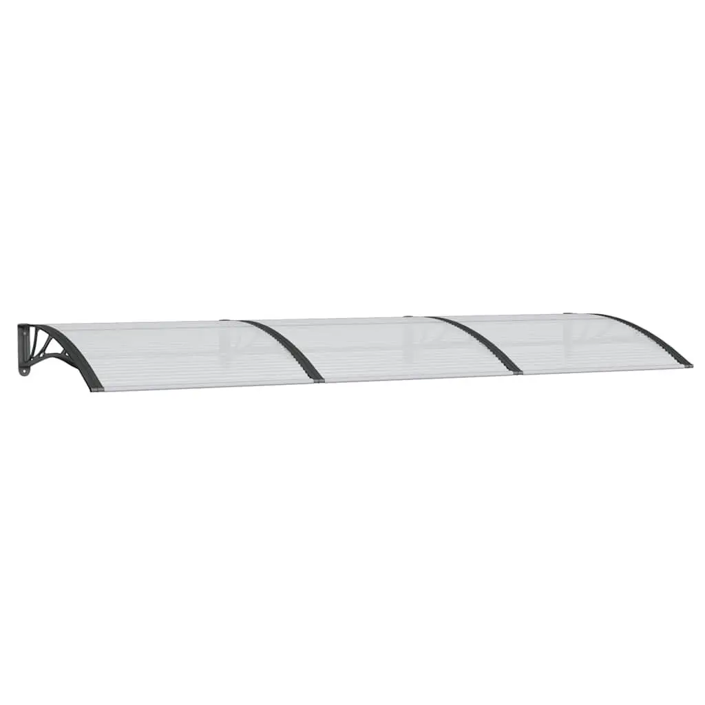 Door Canopy Black 300x100 cm Awning