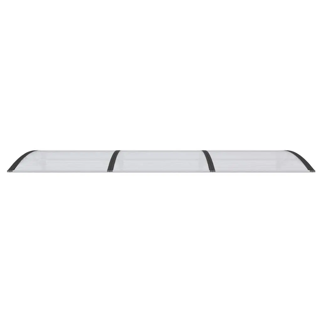 Door Canopy Black 300x100 cm Awning