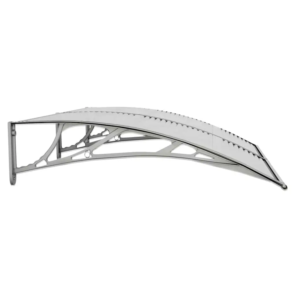 Grey Polycarbonate Door Canopy 150x100cm