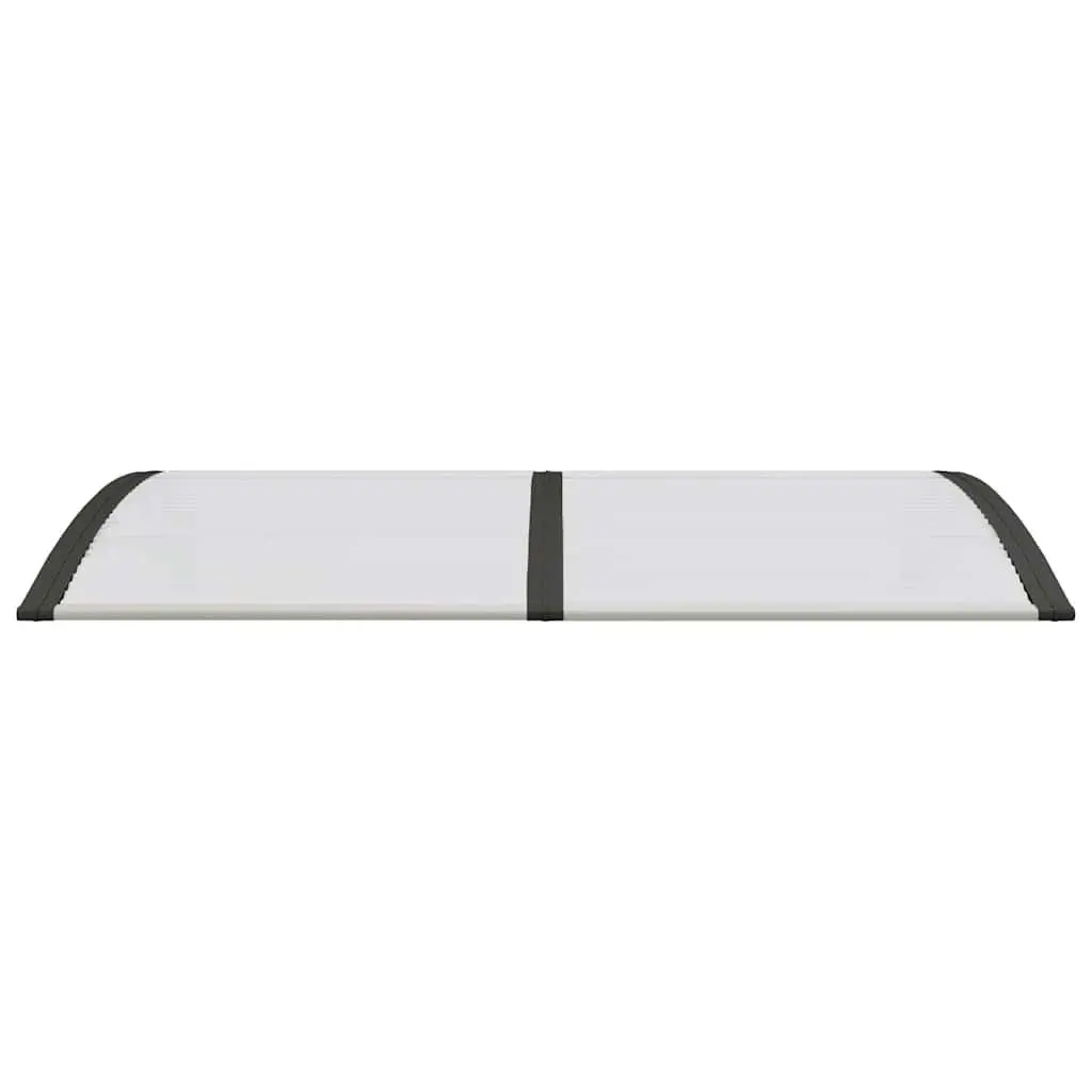 Door Canopy Polycarbonate 150x75cm Black