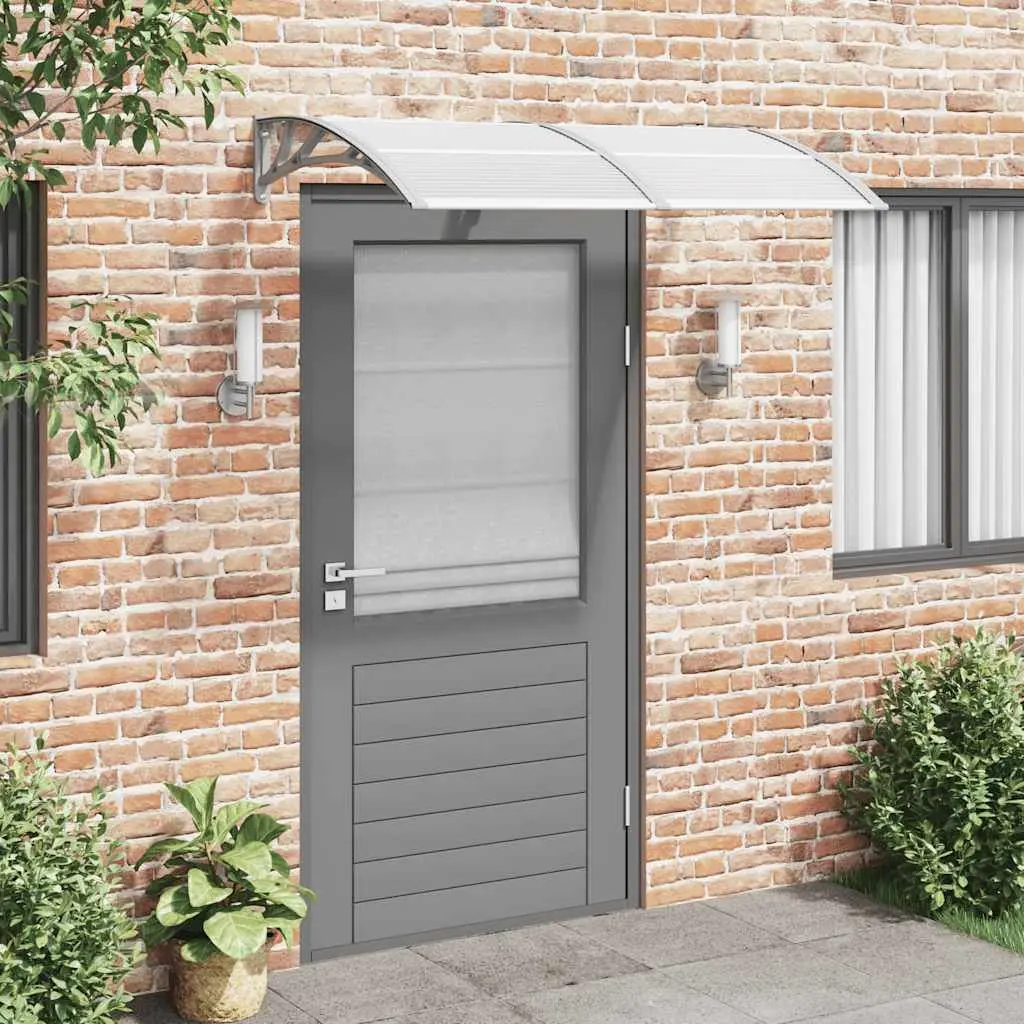 Door Canopy Polycarbonate 150x75cm Grey