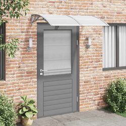 Durable Grey Polycarbonate Door Canopy 150x75cm