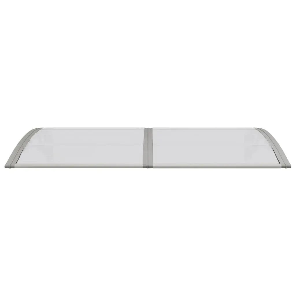 Door Canopy Polycarbonate 150x75cm Grey