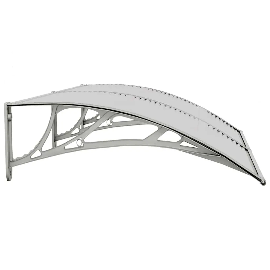 Door Canopy Polycarbonate 150x75cm Grey