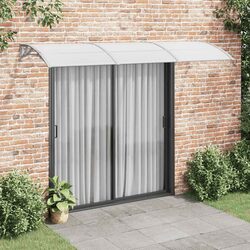 Grey Polycarbonate Door Canopy 300x75cm for Entrance