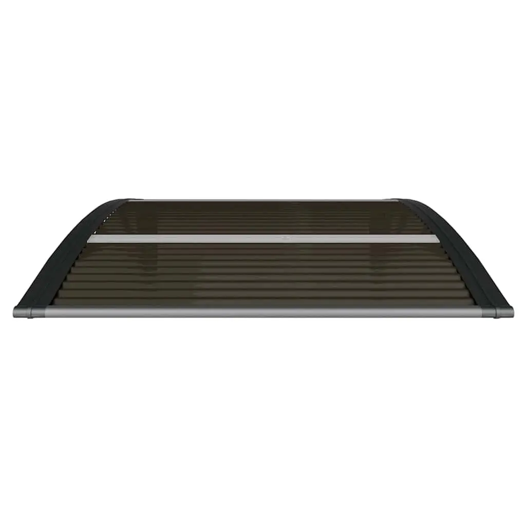 Door Canopy Polycarbonate 100x80 cm Black