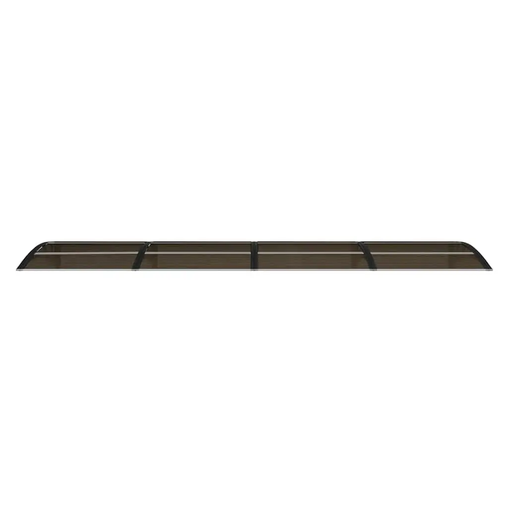 Black Door Canopy 350x75 cm Polycarbonate Awning