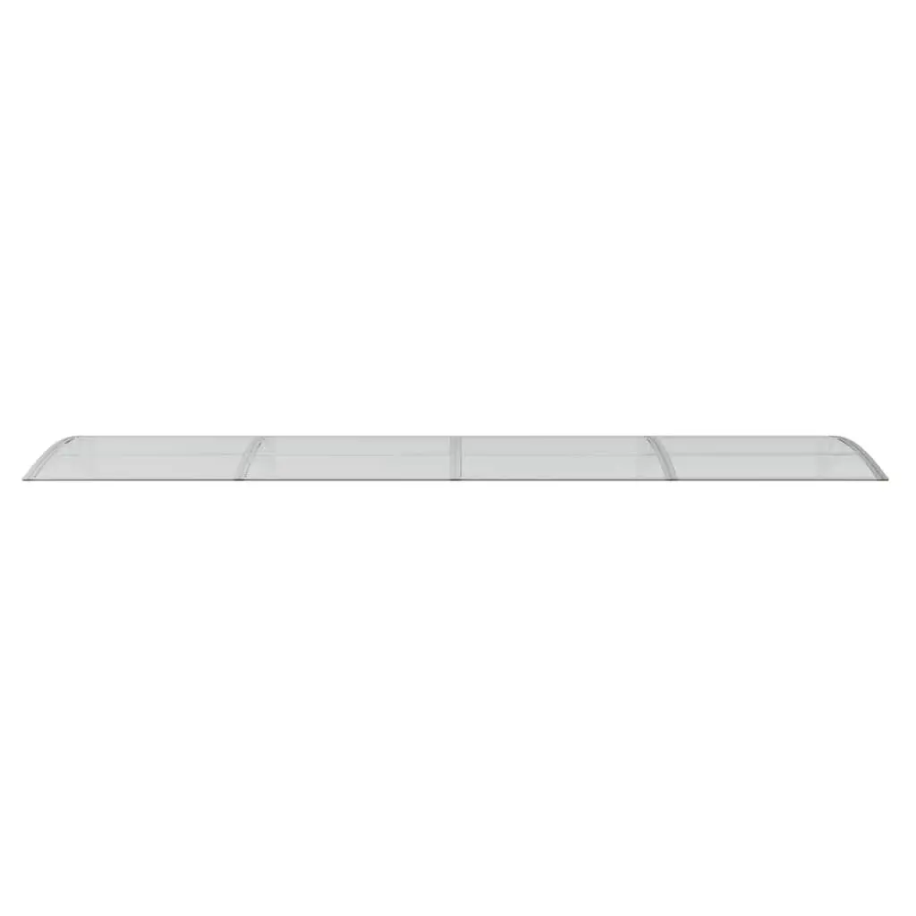 Grey Polycarbonate Door Canopy 400x75 cm