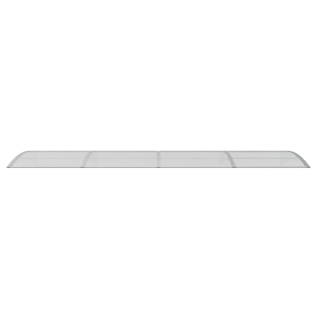 Grey Door Canopy 400x100cm Durable Polycarbonate Awning