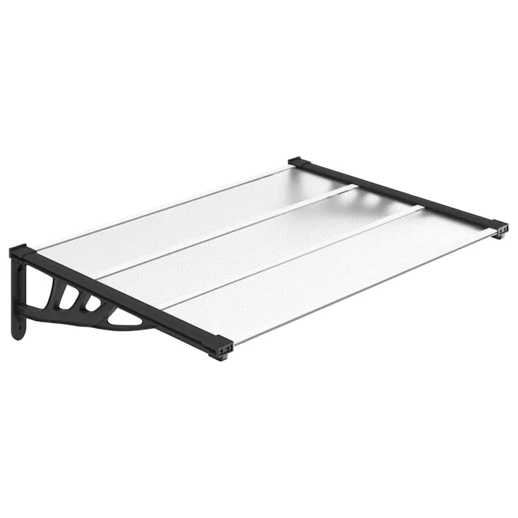 Polycarbonate Door Canopy Awning 122x90cm