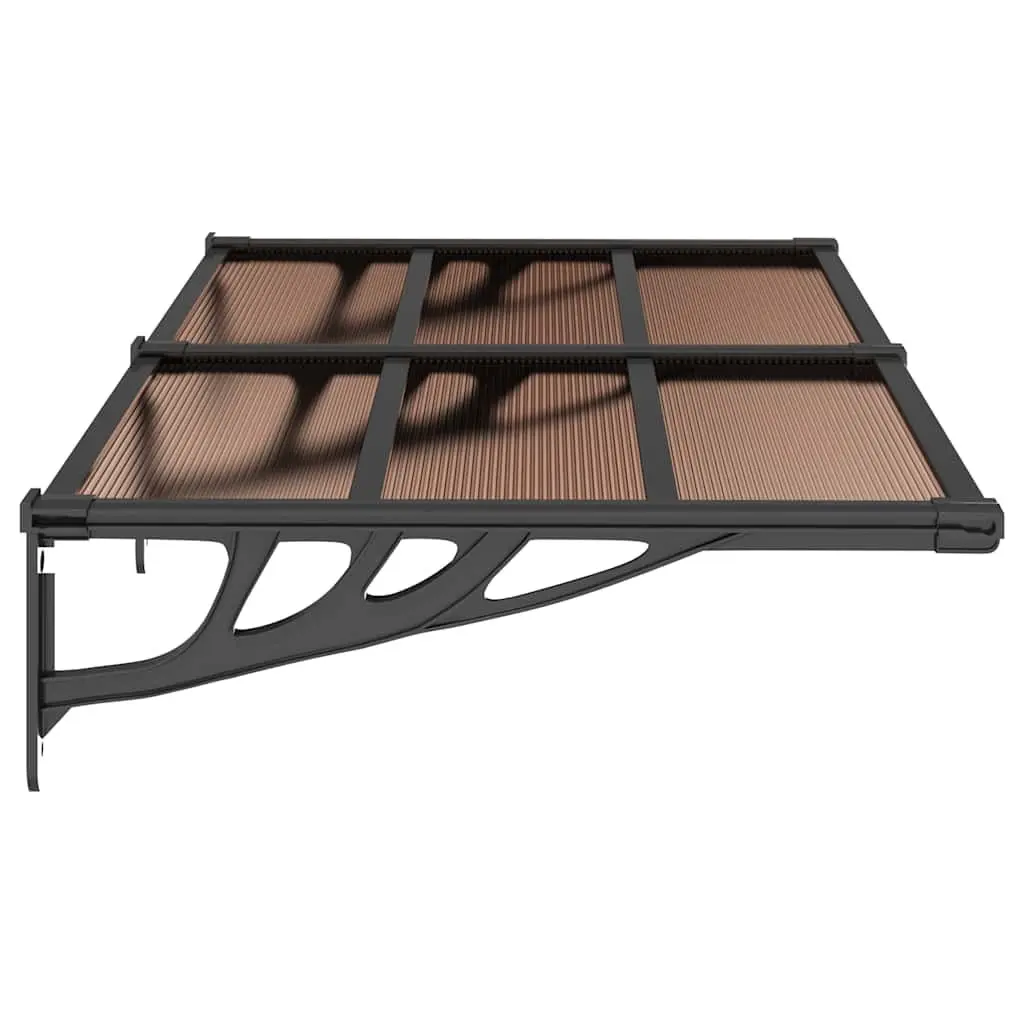 Door Canopy Polycarbonate 152.5x90cm Awning