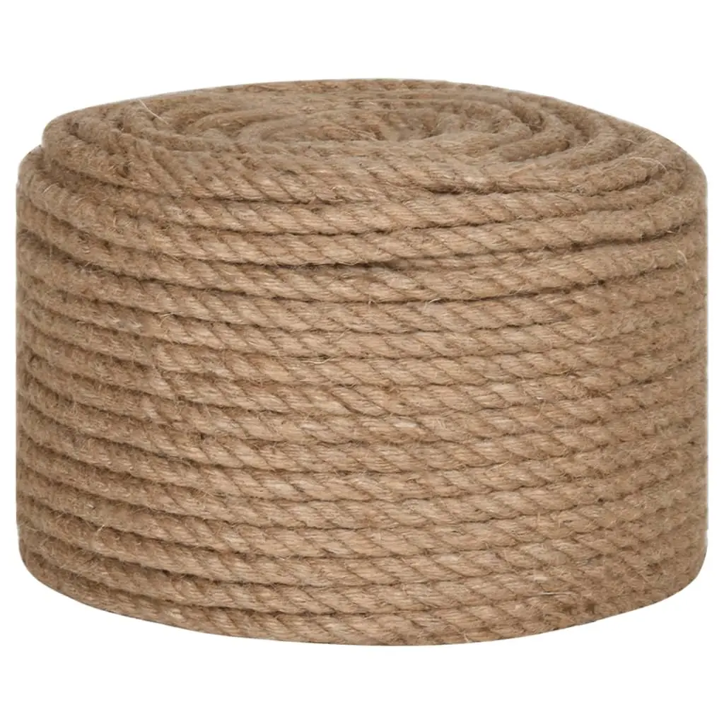 Natural Jute Rope 25m Long 14mm Thick