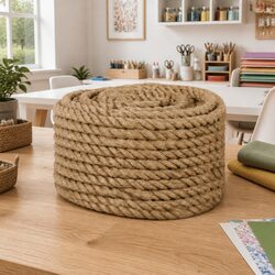 Durable Jute Rope 50m x 16mm for Crafting and Garden Use