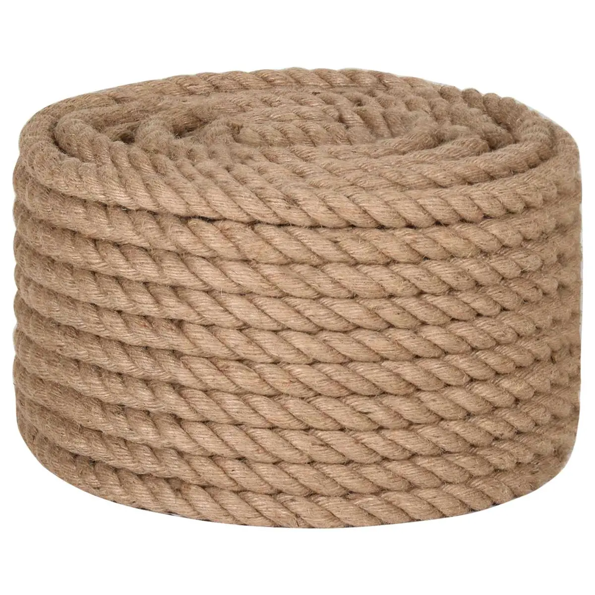 Jute Rope Natural 100 m Long 16 mm Thick Brown