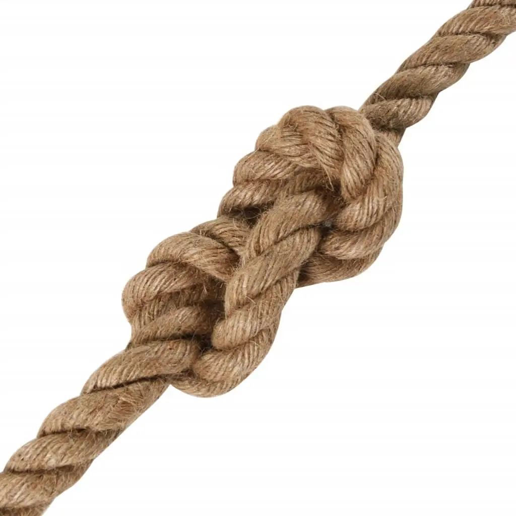Jute Rope 25m Long 20mm Thick Natural Braided Twine Crafts Garden Bundling