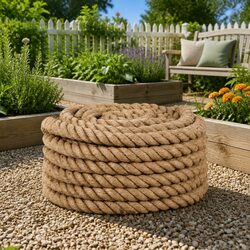 Premium 25m Jute Rope - 30mm Thick for Crafting