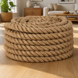 Durable 5m Natural Jute Rope 36mm for Crafts & Garden