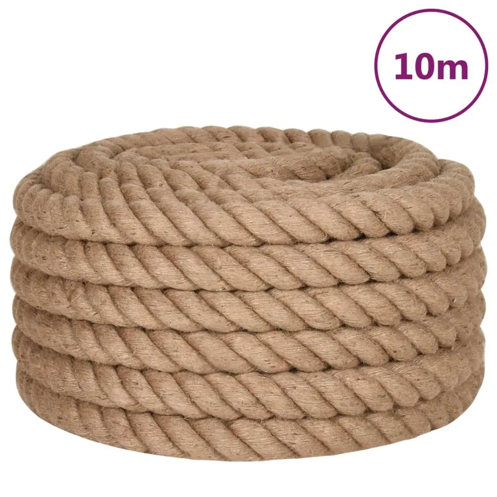 Jute Rope 10m 36mm Brown Natural Twine Cord Crafts Gardening Bundling Wrapping