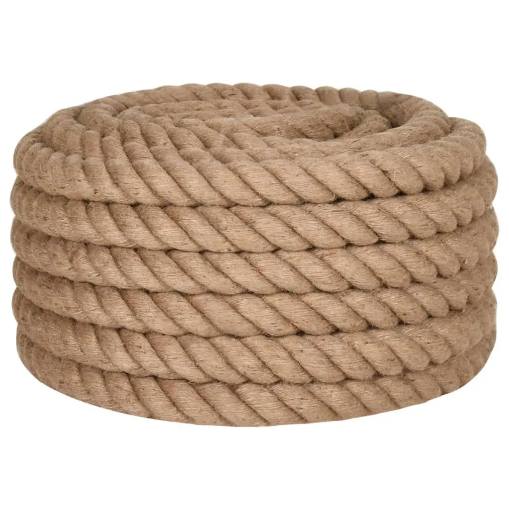 Brown Jute Rope 5m Long 50mm Thick for Crafts