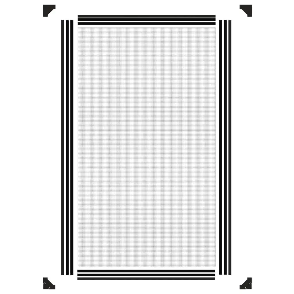 Anthracite Fibreglass Magnetic Insect Screen for Windows