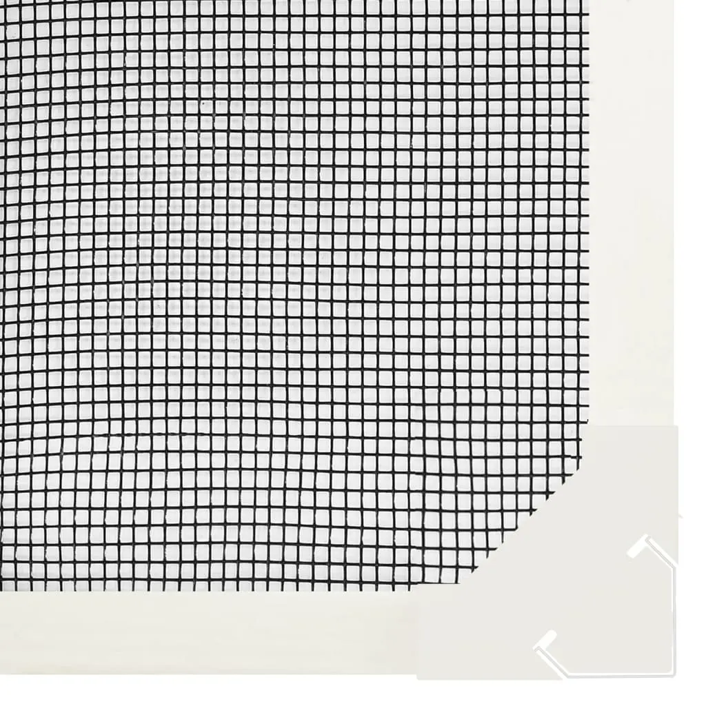 Magnetic Insect Screen for Windows White 80x120 cm