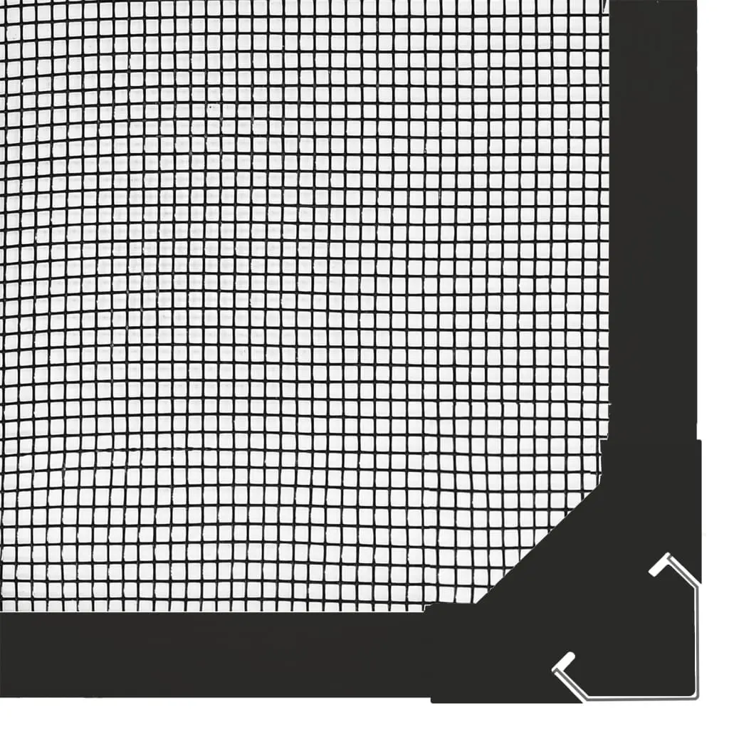 Magnetic Insect Screen Anthracite 80x120cm