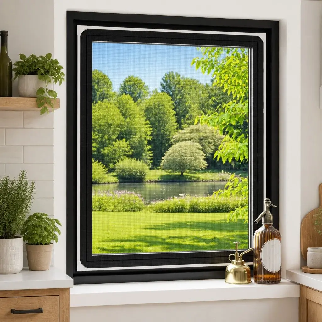 Magnetic Insect Screen for Windows 100x120 cm