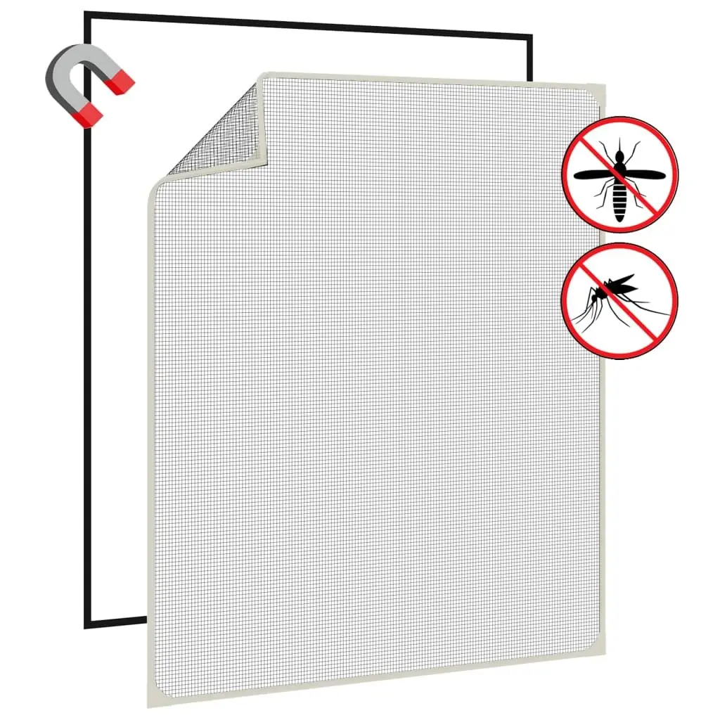 Magnetic Insect Screen for Windows 100x120 cm