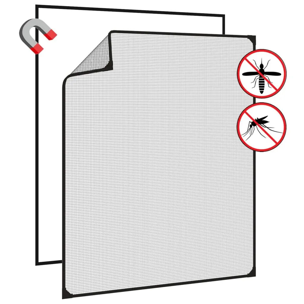 Magnetic Insect Screen for Windows 100x120cm