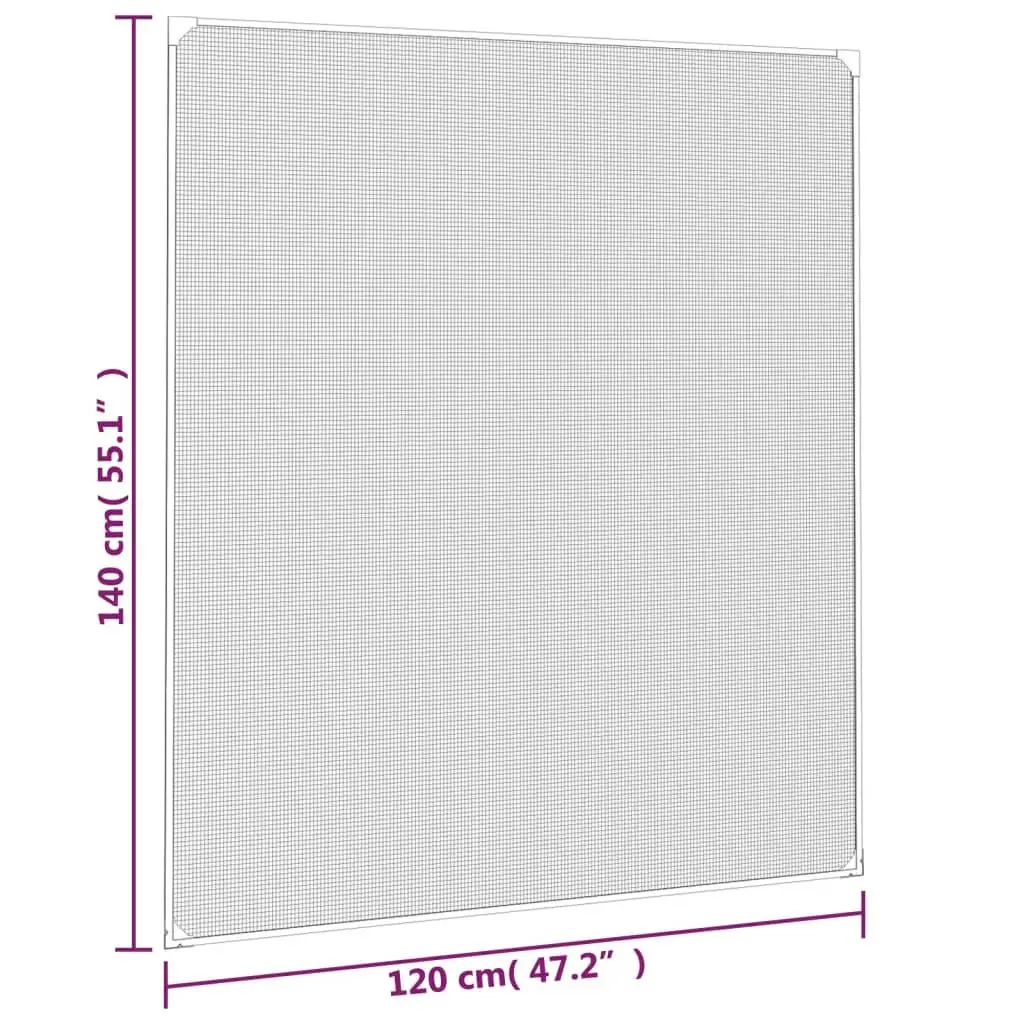 Magnetic Insect Screen with Durable Fibreglass Mesh