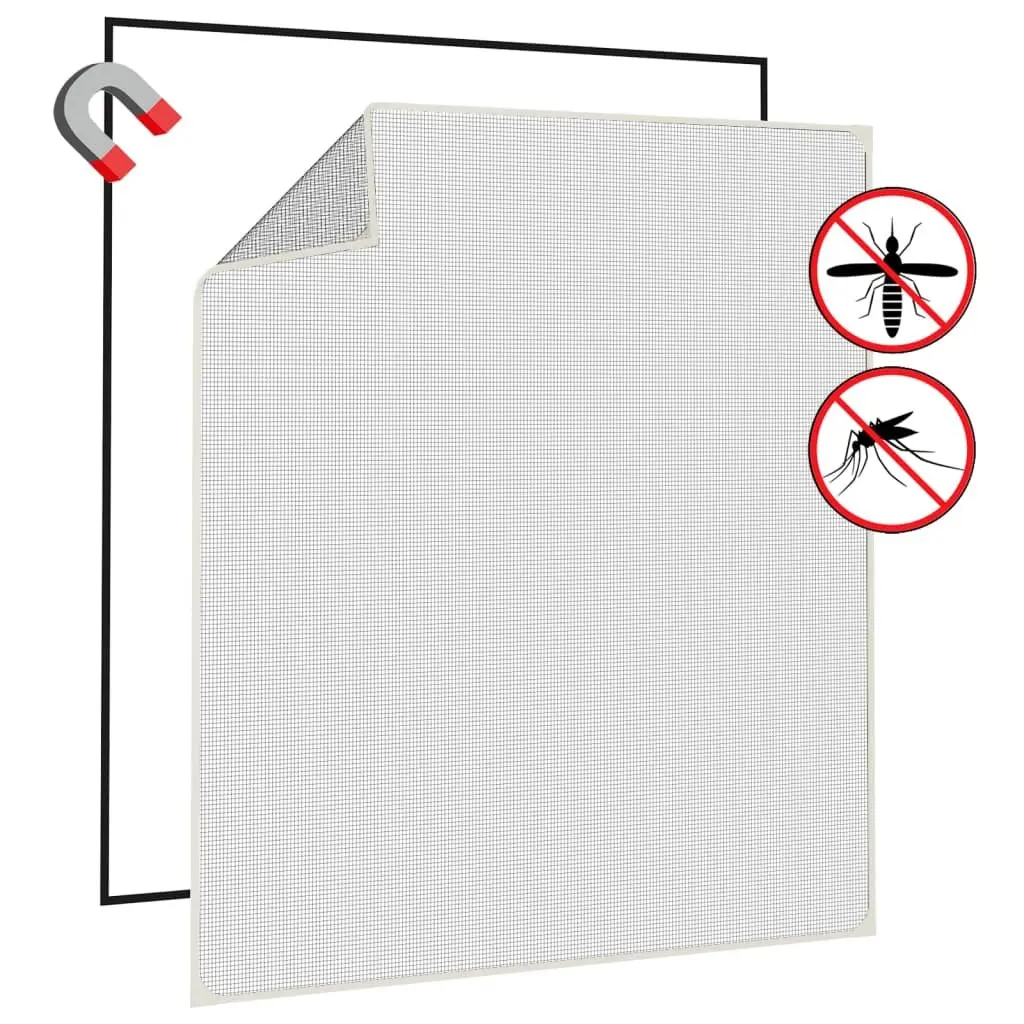 Magnetic Insect Screen 130x150 cm White