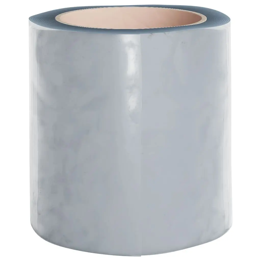 Transparent PVC Door Curtain Strip 200mm x 1.6mm 10m Roll