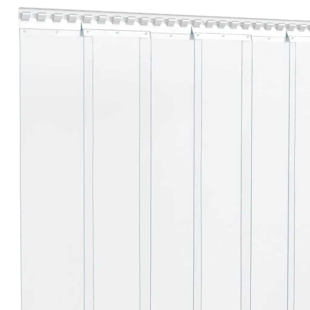 Transparent PVC Door Curtain Strip 300mm x 2.6mm 10m