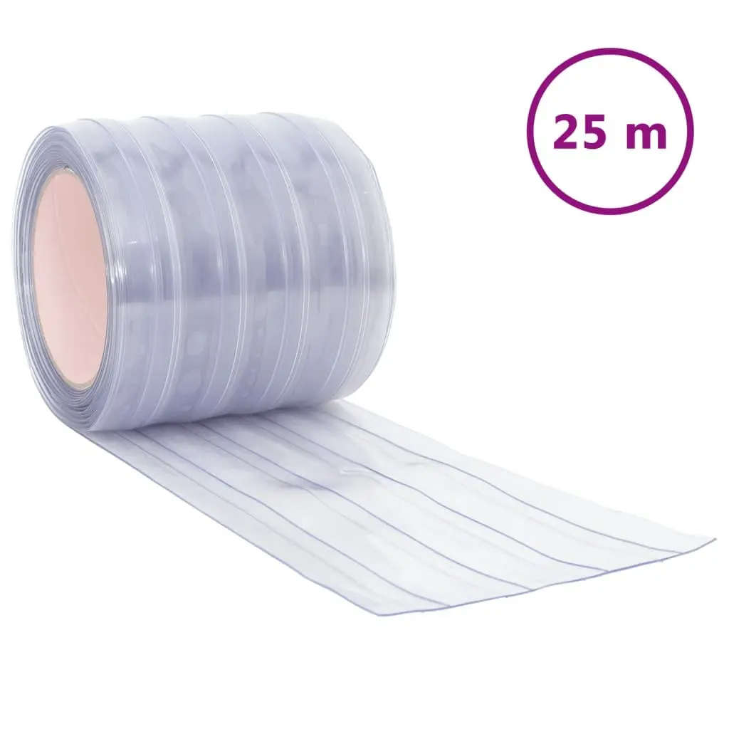 PVC Door Curtain Strip 200mm x 1.6mm Roll 25m