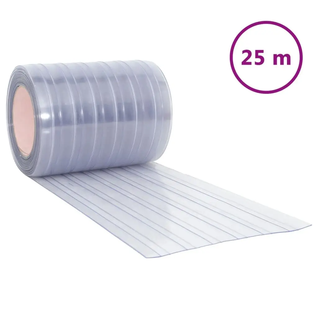 Transparent PVC Door Curtain Strip, 300mm Width