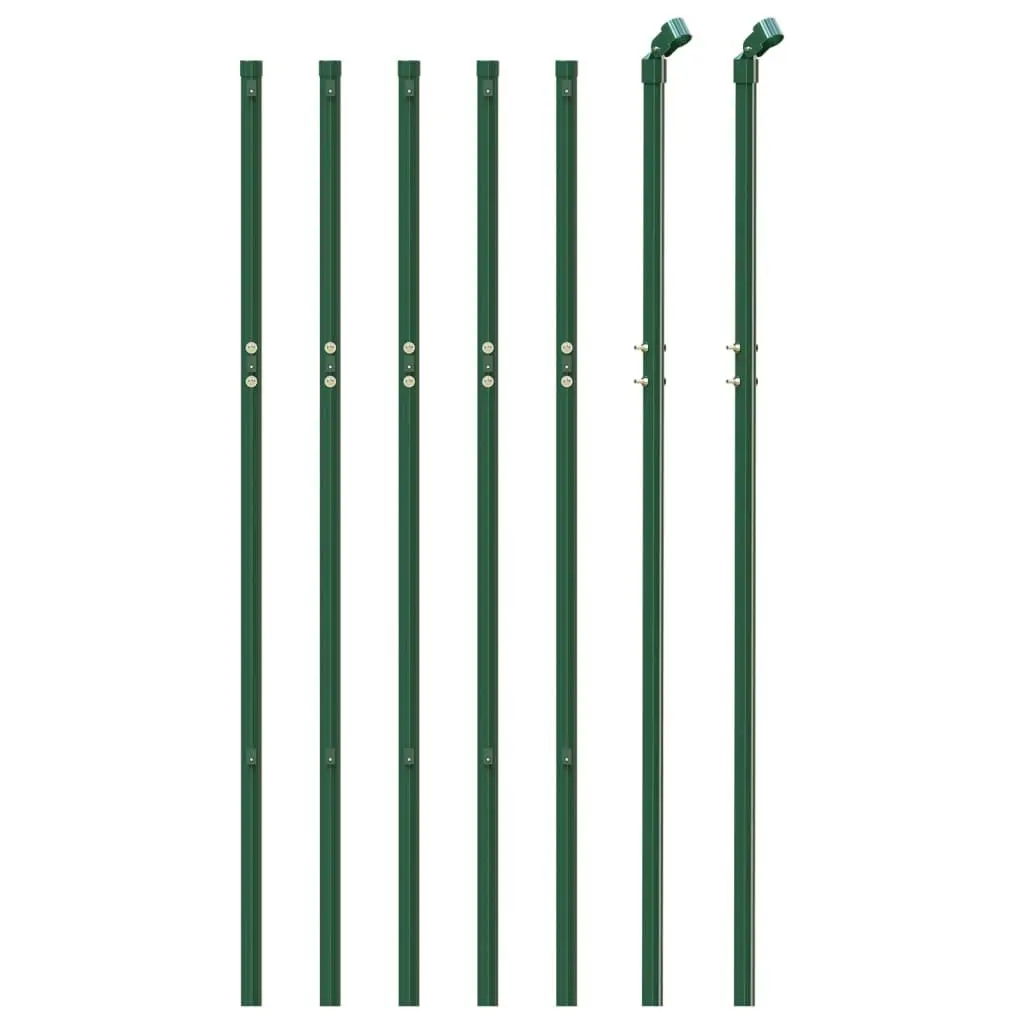 Green Chain Link Fence Panel 1x10m for Outdoor Use